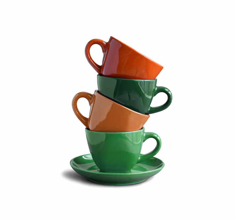 Persiana enrollable para cocina tazas - TenVinilo