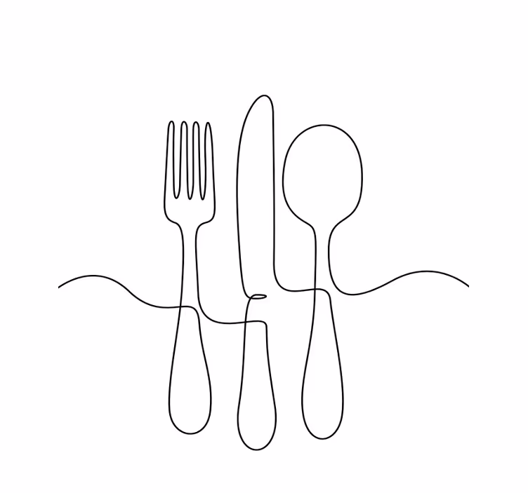 Persiana enrollable para cocina utensilios de cocina - TenVinilo