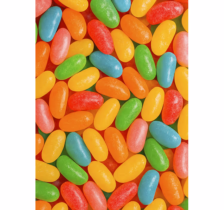 Persiana enrollable para cocina gominolas de colores - TenVinilo