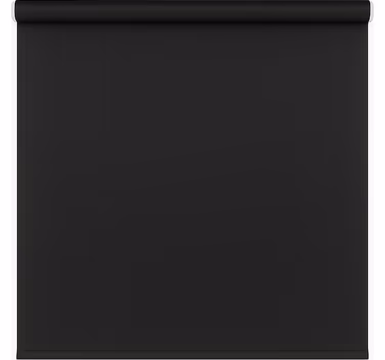 Persiana enrollable para baño negro mate moderno - TenVinilo