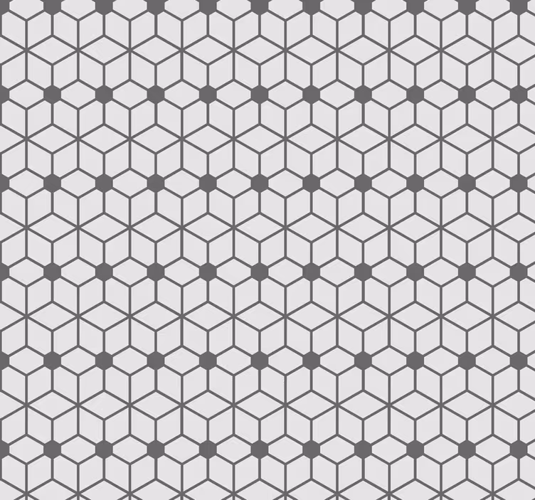 Persiana enrollable para baño diseño de azulejos hexagonales - TenVinilo