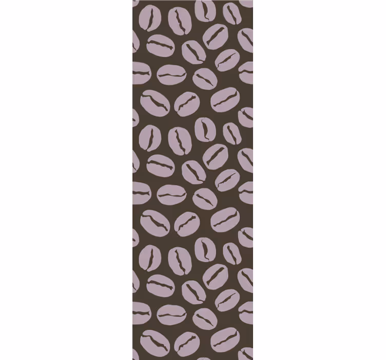 Persiana enrollable para cocina diseño de granos de café - TenVinilo