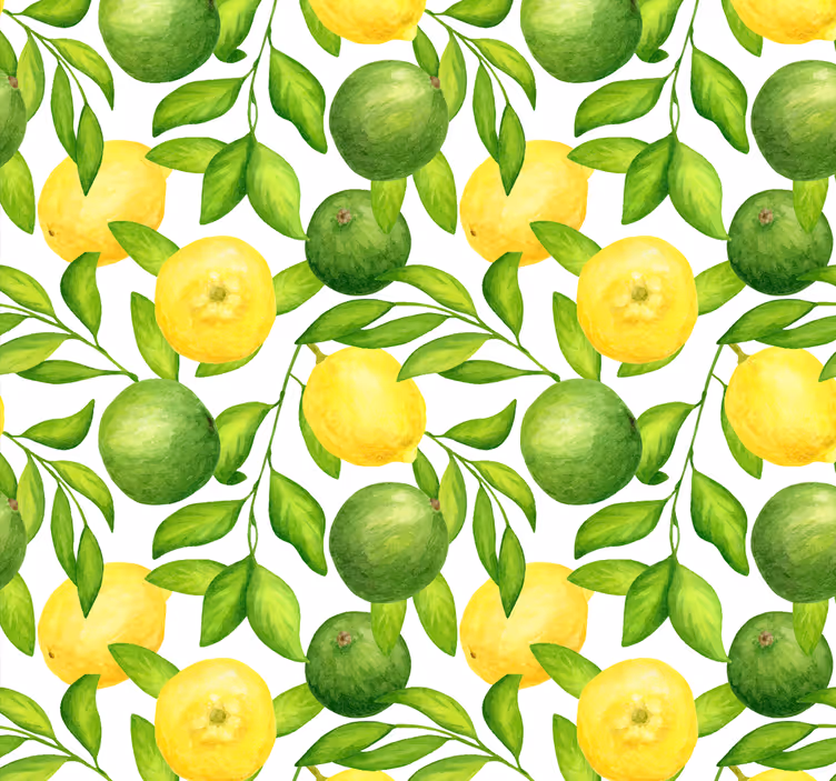 Persiana enrollable para cocina diseño de frutas cítricas - TenVinilo