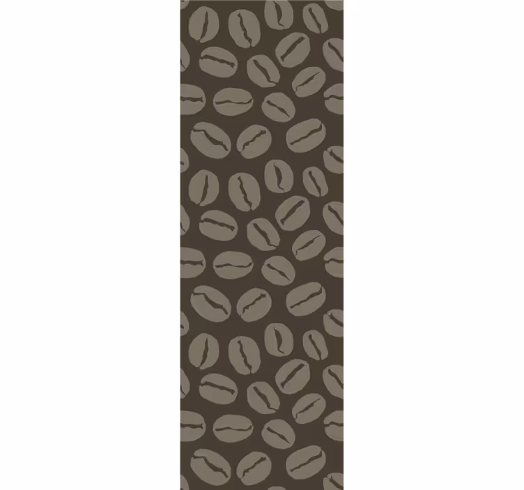 Persiana enrollable para cocina granos de café oscuros - TenVinilo