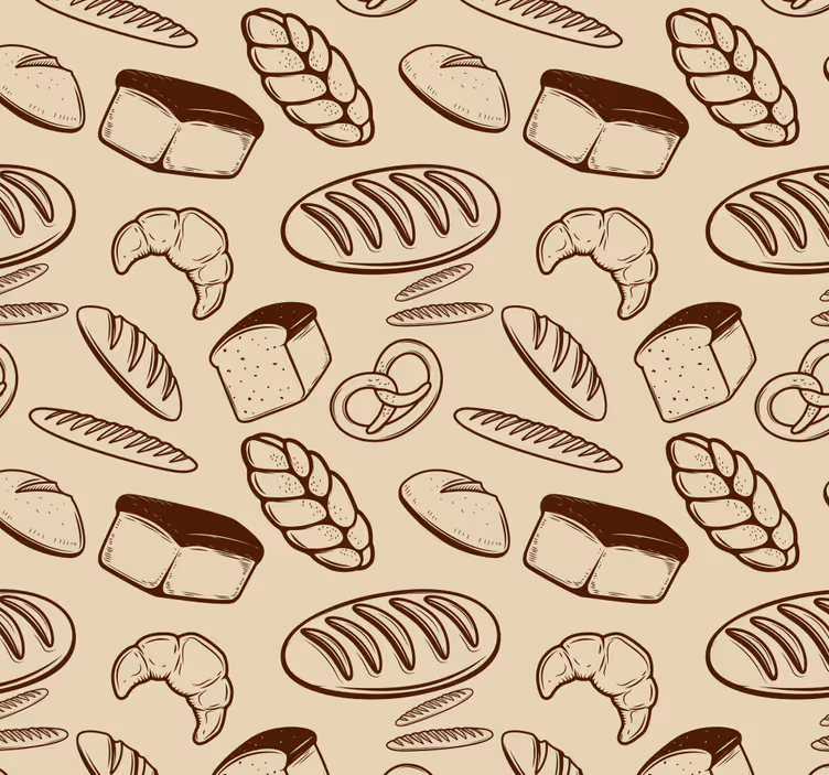Persiana enrollable para cocina panadería sin costuras - TenVinilo