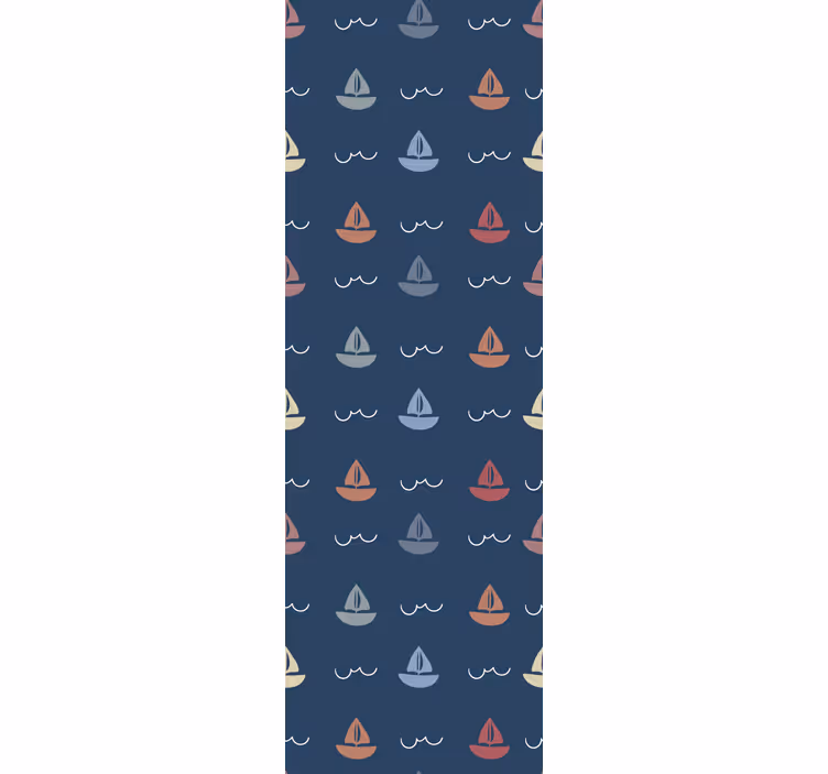 Persiana enrollable infantil barcos a vela - TenVinilo