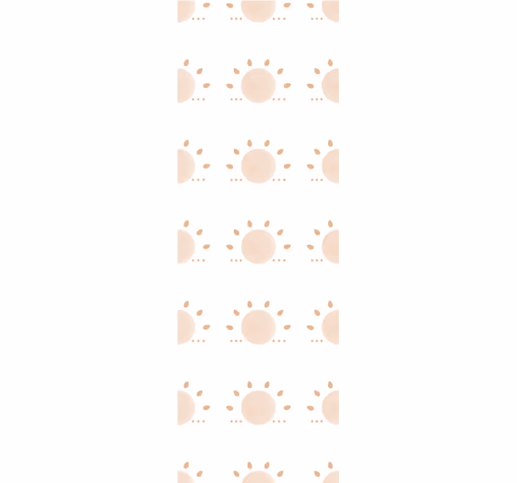 Persiana enrollable infantil sol minimalista abstracto - TenVinilo