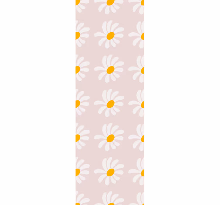 Persiana enrollable infantil ilustración flores boho - TenVinilo