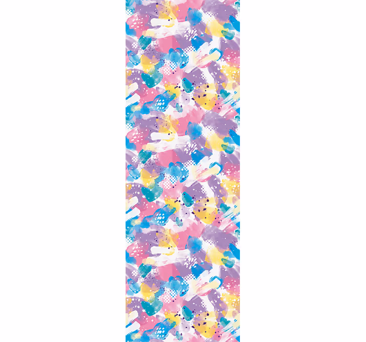 Persiana enrollable infantil color pastel desbordante - TenVinilo