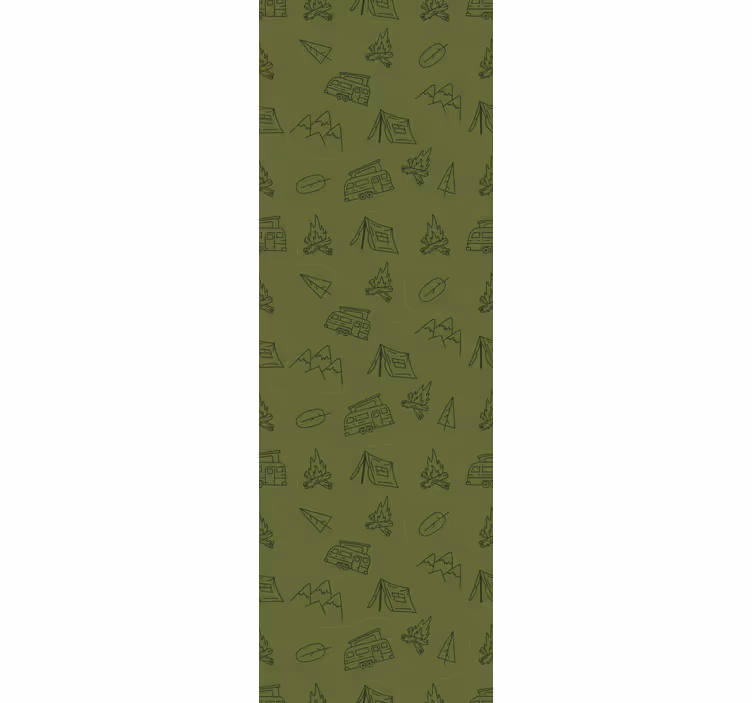 Persiana enrollable infantil montaña verde - TenVinilo