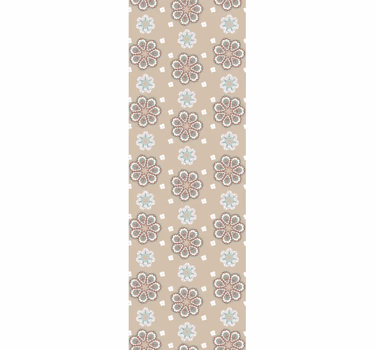 Persiana enrollable oficina patrón "granny chic" elegante - TenVinilo