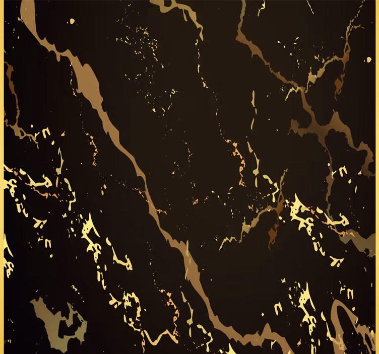 Persiana enrollable oficina textura mármol negro oro - TenVinilo