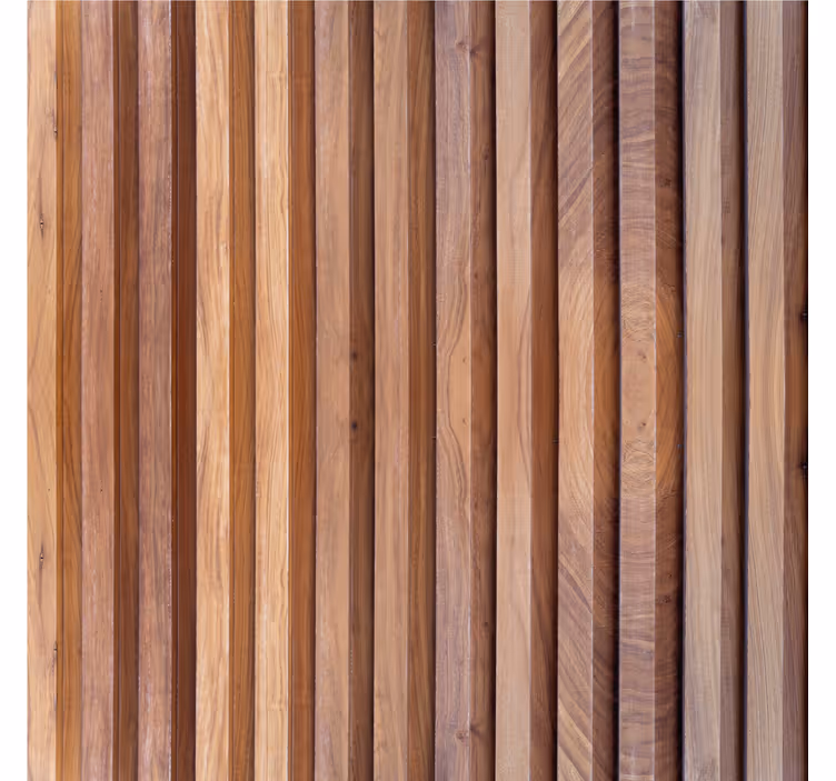 Persiana enrollable beige tablones de madera verticales - TenVinilo