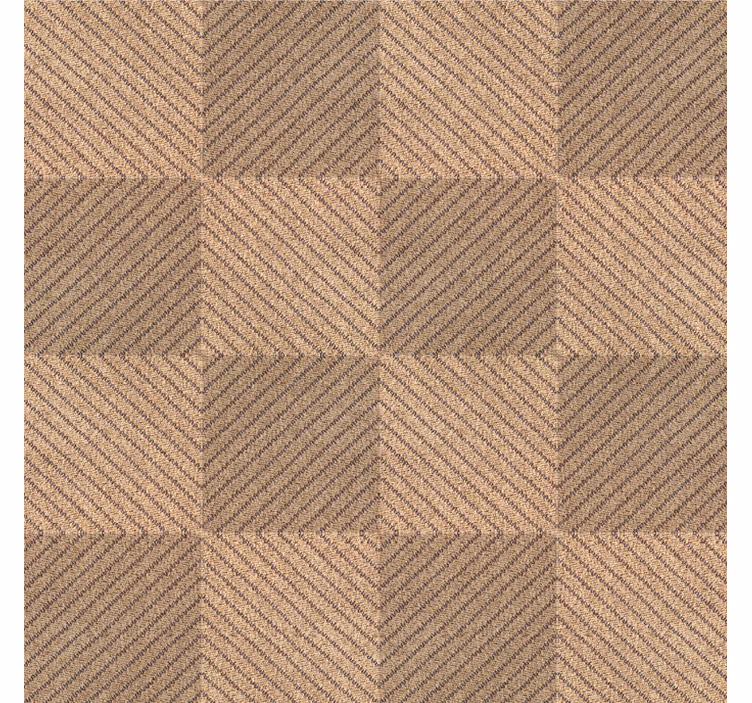 Persiana enrollable beige con patrón de cuadros marrón - TenVinilo