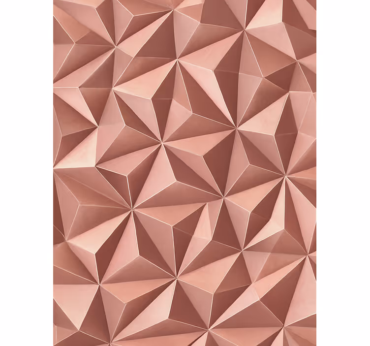 Persiana enrollable rosa foil geométrico abstracto rosa oro - TenVinilo