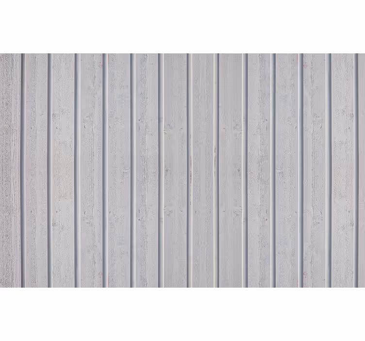 Persiana enrollable gris listones de madera blanca - TenVinilo