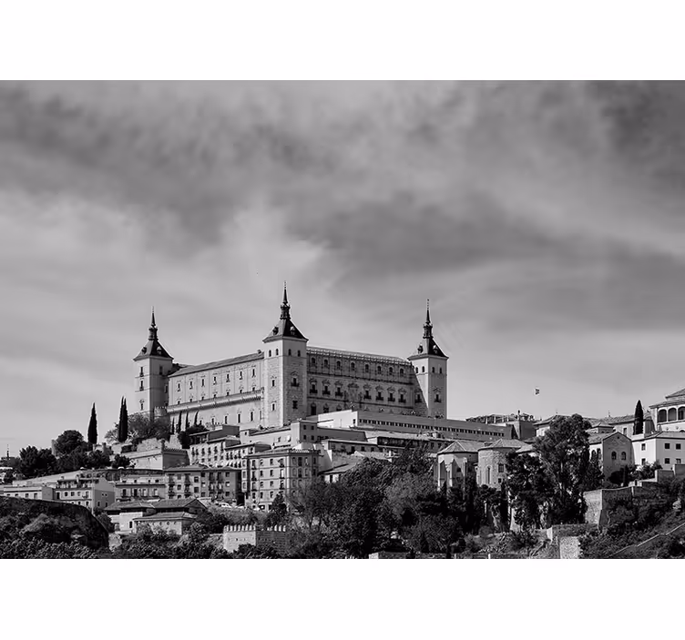 Persiana enrollable gris alcázar de toledo - TenVinilo