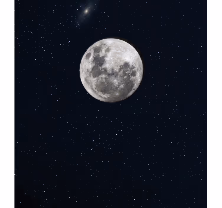 Persiana enrollable salón luna gris en el espacio - TenVinilo