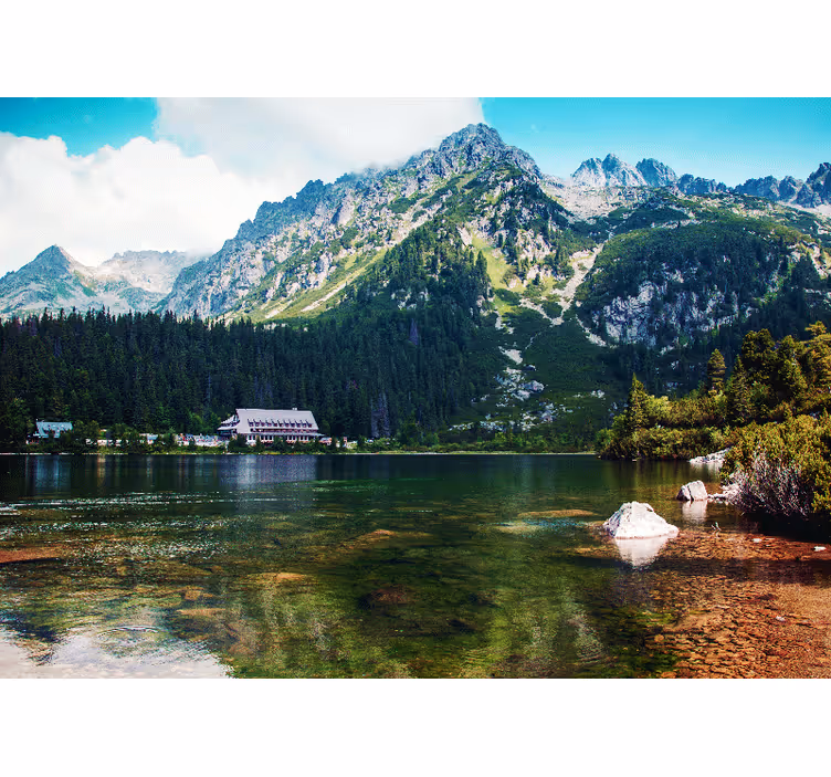 Persiana enrollable salón lago tatry polaco - TenVinilo