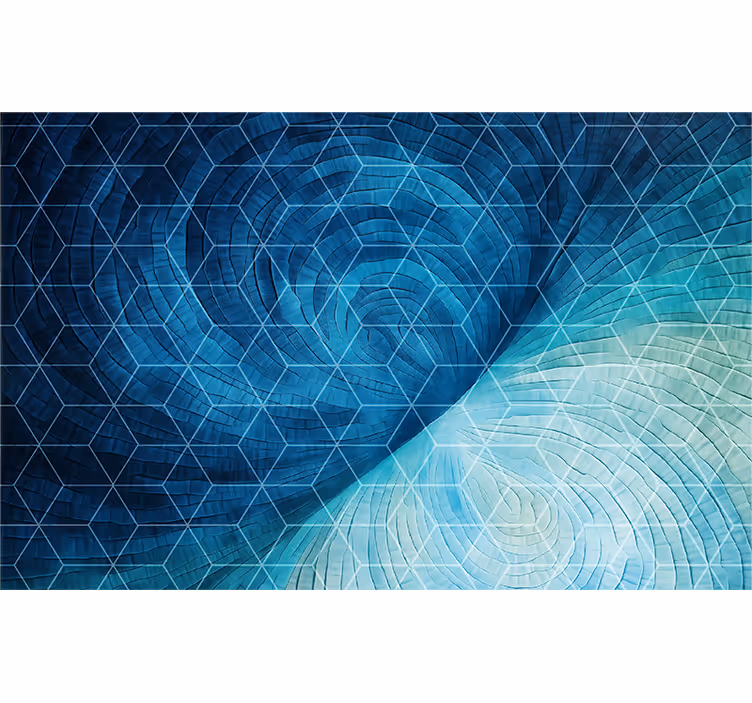 Persiana enrollable azul fondo azul abstracto - TenVinilo