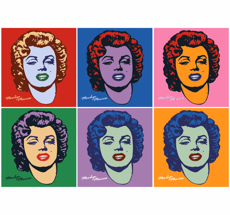Persiana enrollable salón pop art marilyn monroe - TenVinilo