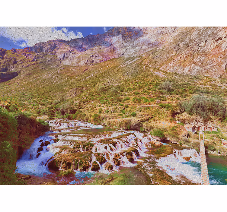 Persiana enrollable salón cascadas de huancaya - TenVinilo