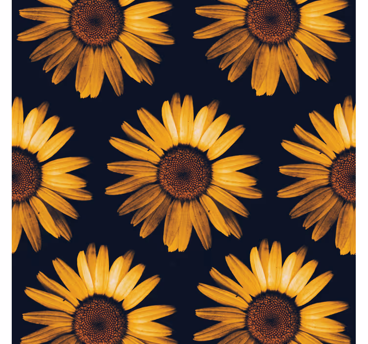 Persiana enrollable salón girasol amarillo - TenVinilo