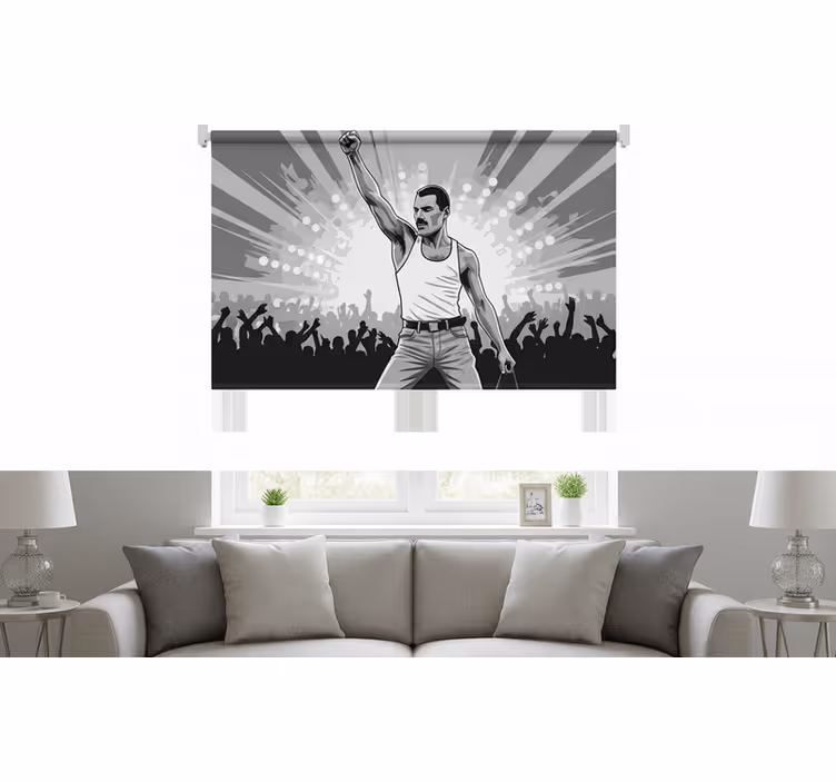 Persiana enrollable salón freddie en wembley - TenVinilo