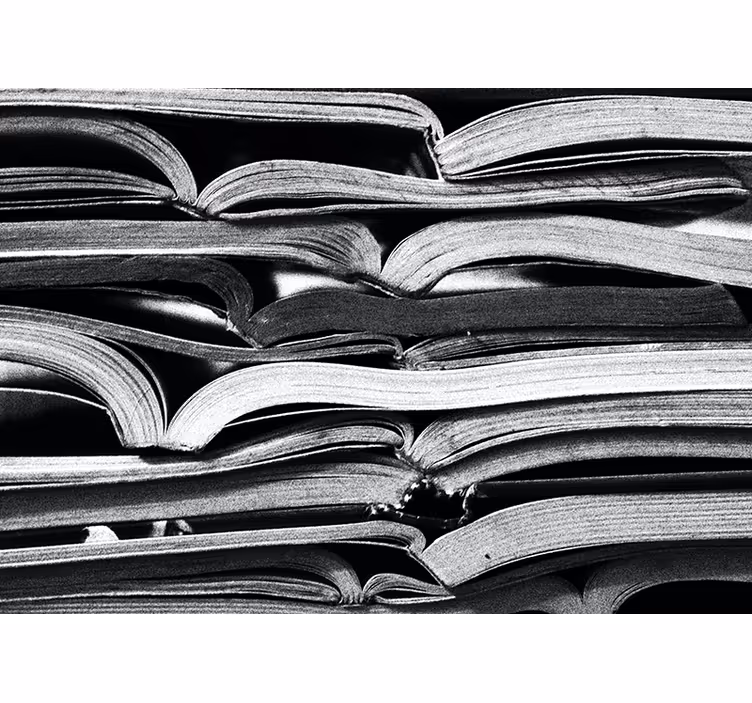 Persiana enrollable salón libro abierto - TenVinilo