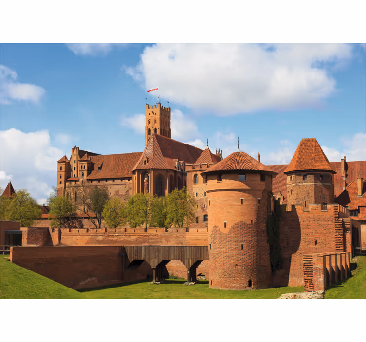 Persiana enrollable salón castillo de malbork - TenVinilo