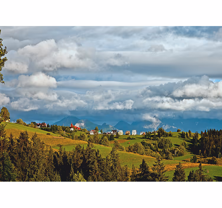 Persiana enrollable salón paisaje de tatry - TenVinilo