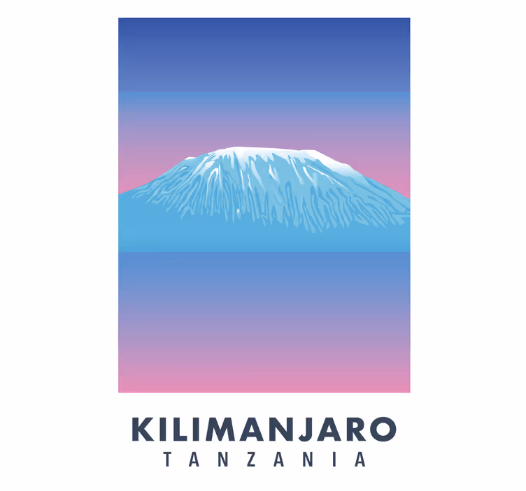 Persiana enrollable salón kilimanjaro lona retro - TenVinilo