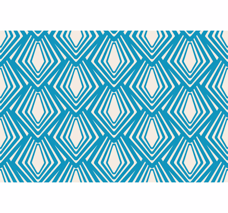 Persiana enrollable salón diseño minimalista azul - TenVinilo