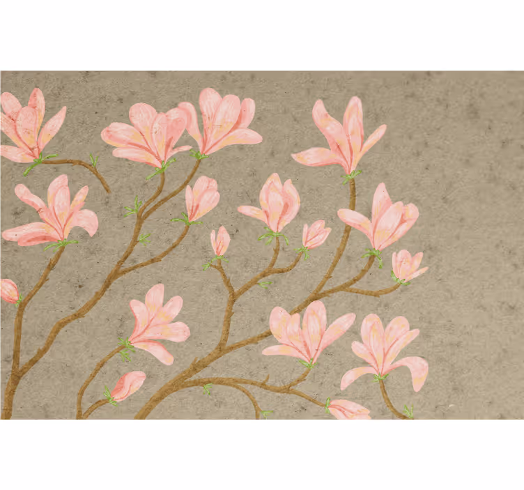 Persiana enrollable salón estilo vintage magnolia - TenVinilo
