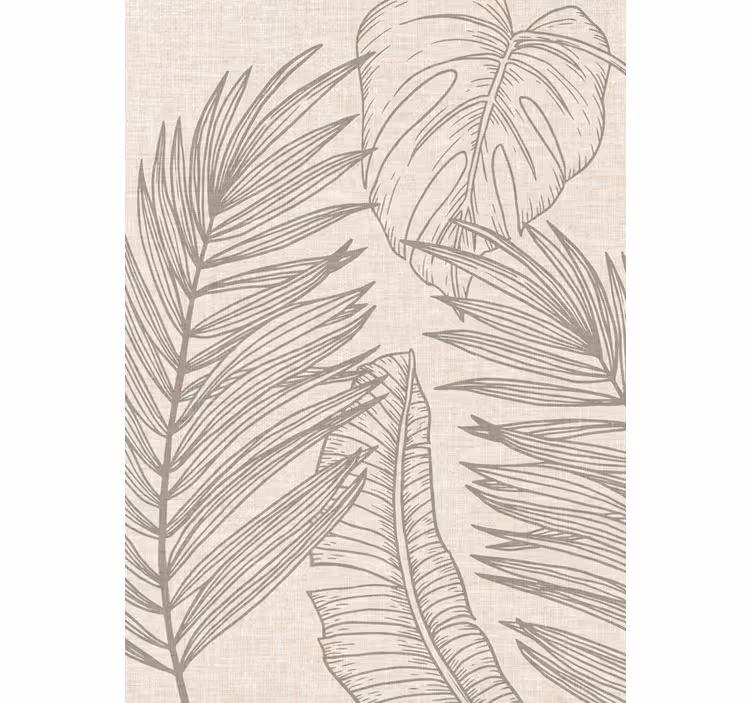 Persiana enrollable beige efecto tejido tropical - TenVinilo