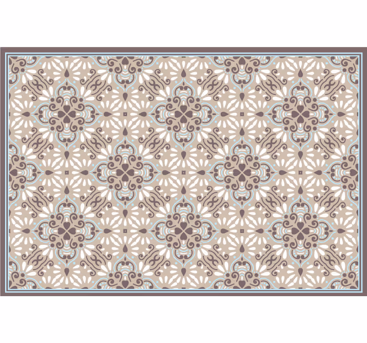 Persiana enrollable beige mosaico blanco beige - TenVinilo