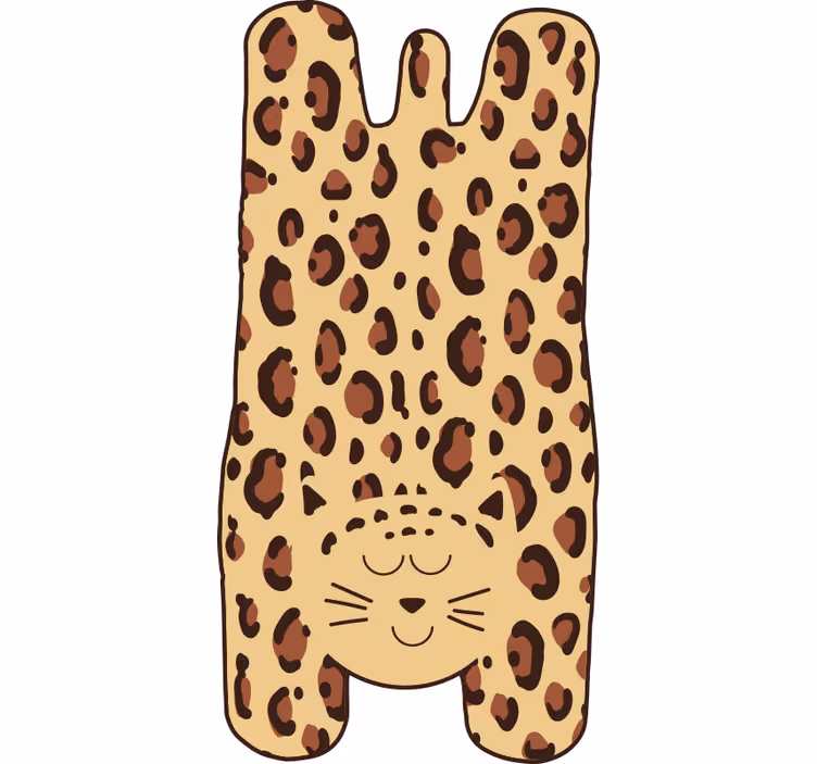 Persiana enrollable beige cheetah infantil - TenVinilo