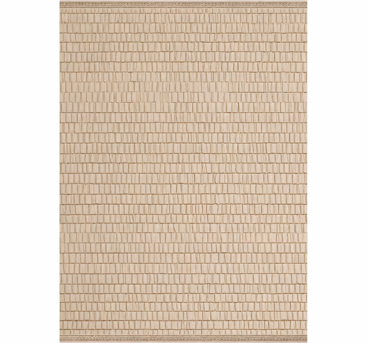 Persiana enrollable beige textura de ratán tejido - TenVinilo
