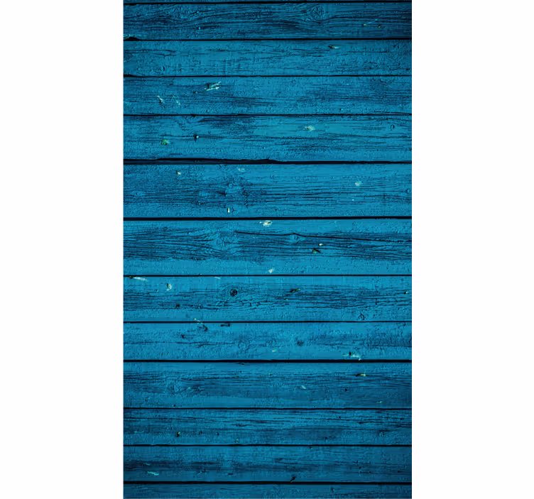 Persiana enrollable para cuarto madera azul - TenVinilo