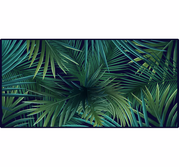 Persiana enrollable para cuarto hojas de monstera intensas - TenVinilo