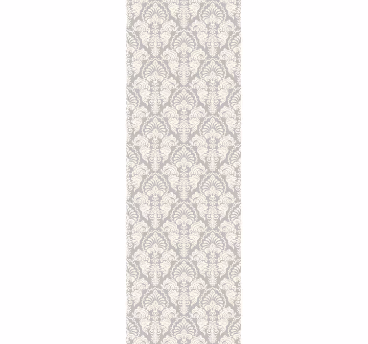 Persiana enrollable vintage scroll floral elegante - TenVinilo