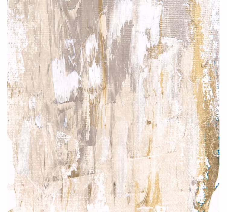 Persiana enrollable salón pintura bosque blanco abstracto - TenVinilo
