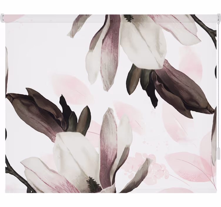 Persiana enrollable salón variación floral glamour - TenVinilo