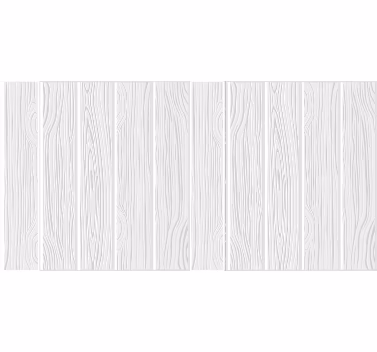 Persiana enrollable blanca imitación madera - TenVinilo