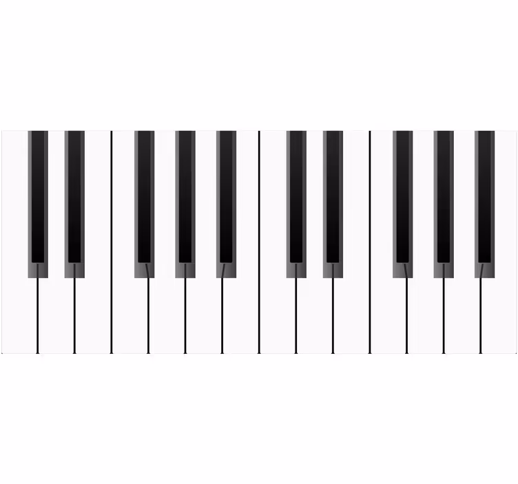 Persiana enrollable blanca piano grande - TenVinilo