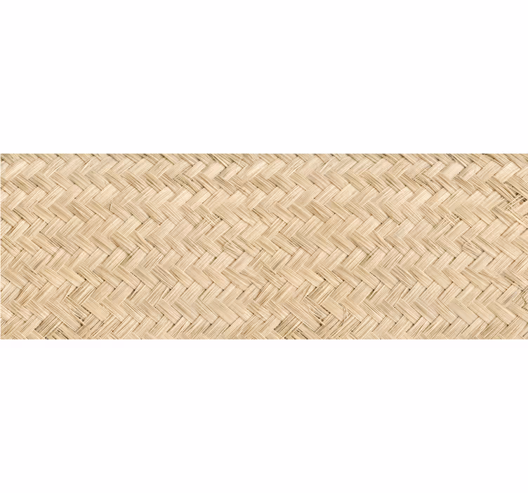 Persiana enrollable beige área de caña - TenVinilo