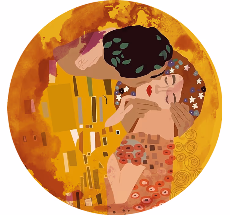 Persiana enrollable para cuarto el beso de klimt - TenVinilo