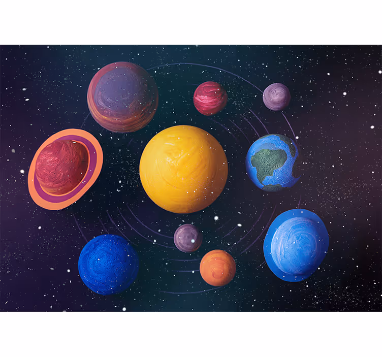 Persiana enrollable para cuarto potenciales de exoplanetas - TenVinilo