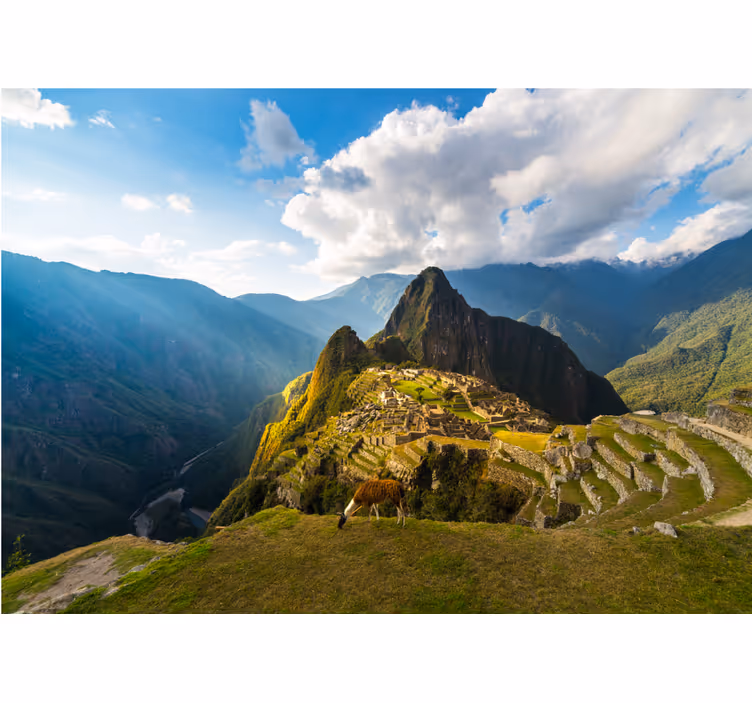 Persiana enrollable para cuarto vistas de machu picchu - TenVinilo