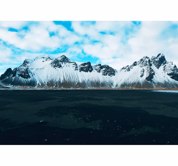 Persiana enrollable para cuarto montañas vestrahorn - TenVinilo
